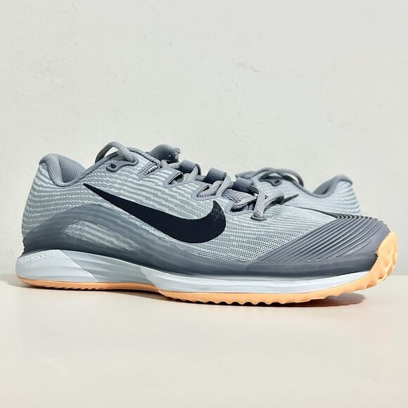 Nike Court Air Zoom Vapor 12 Clay “Ashen Slate” Men’s Size 9 Tennis Shoes No Lid - Picture 1 of 8